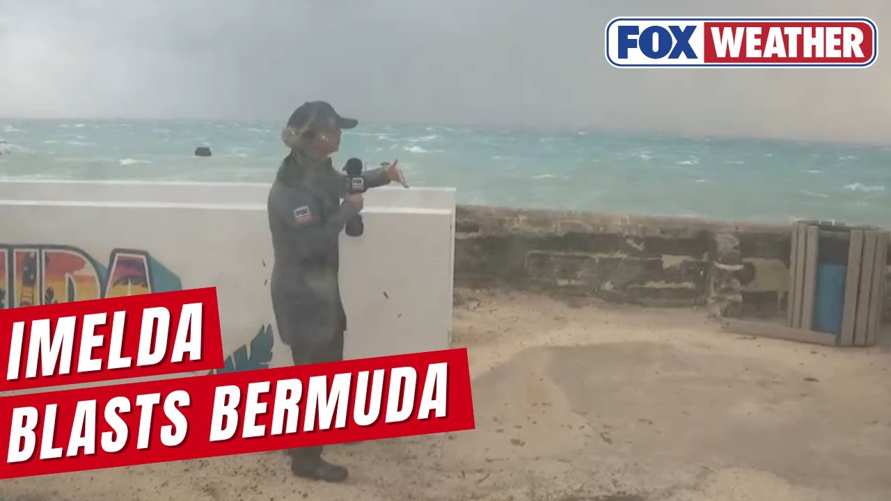 Tropical-Storm-Force Winds Blast Bermuda As Hurricane Imelda Pulls Away