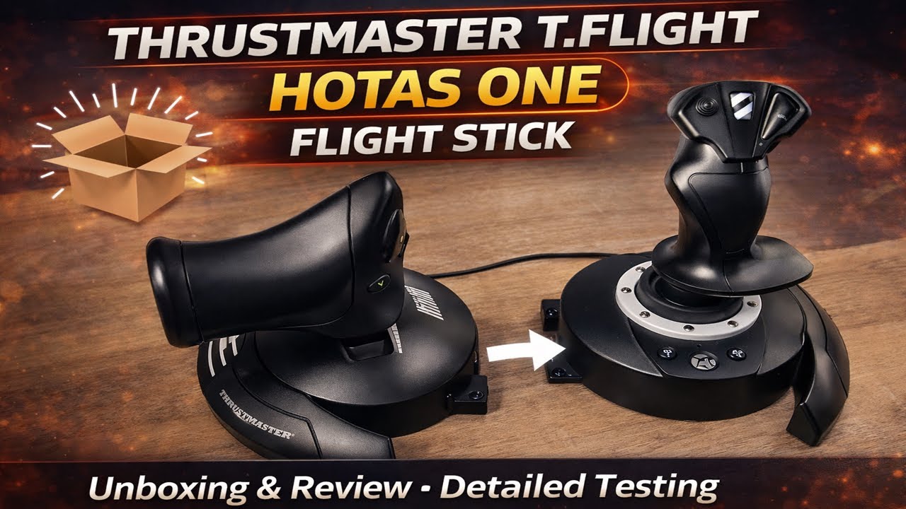 THRUSTMASTER T.FLIGHT HOTAS ONE - Unboxing, Review, & Testing - Is It Any Good?