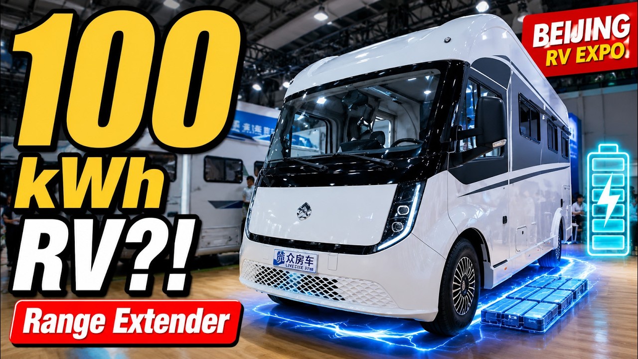 China First Electric RV Platform Has a 100 kWh Battery & Range Extender!