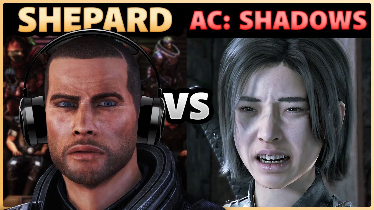 Commander Shepard Plays Assassins Creed Shadows - But Probably Shouldn't