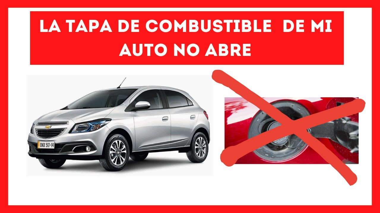 ☀️Como ABRIR TAPA DE COMBUSTIBLE sin llave ⛔Chevrolet Onix Prisma