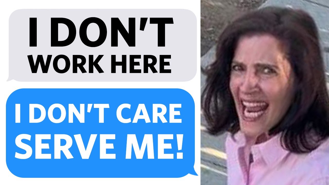 Karen tries to FORCE ME to SERVE HER… but I DON’T Work there Anymore so I UNLEASH - Reddit Podcast