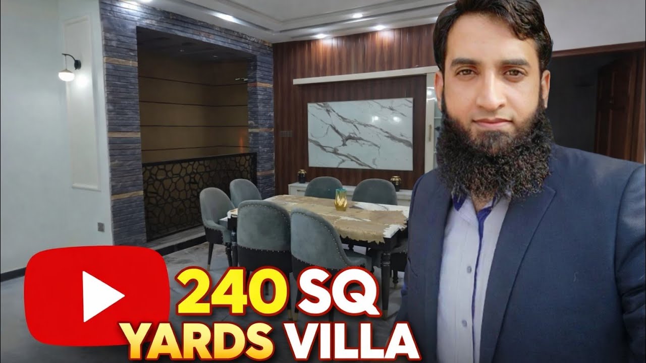 240 Sq Yards Luxury Villa | Ready to Move | Best Option 🔥