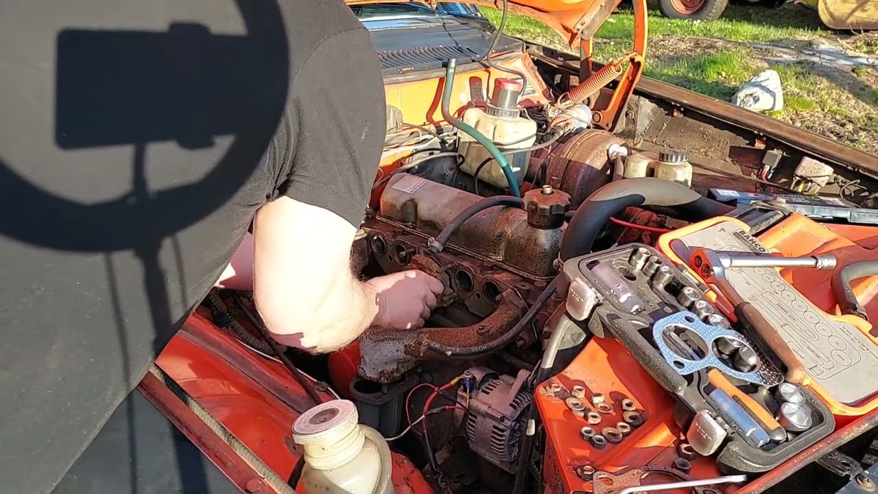 Provstart av insprutning på b20#b20 #engine #volvo