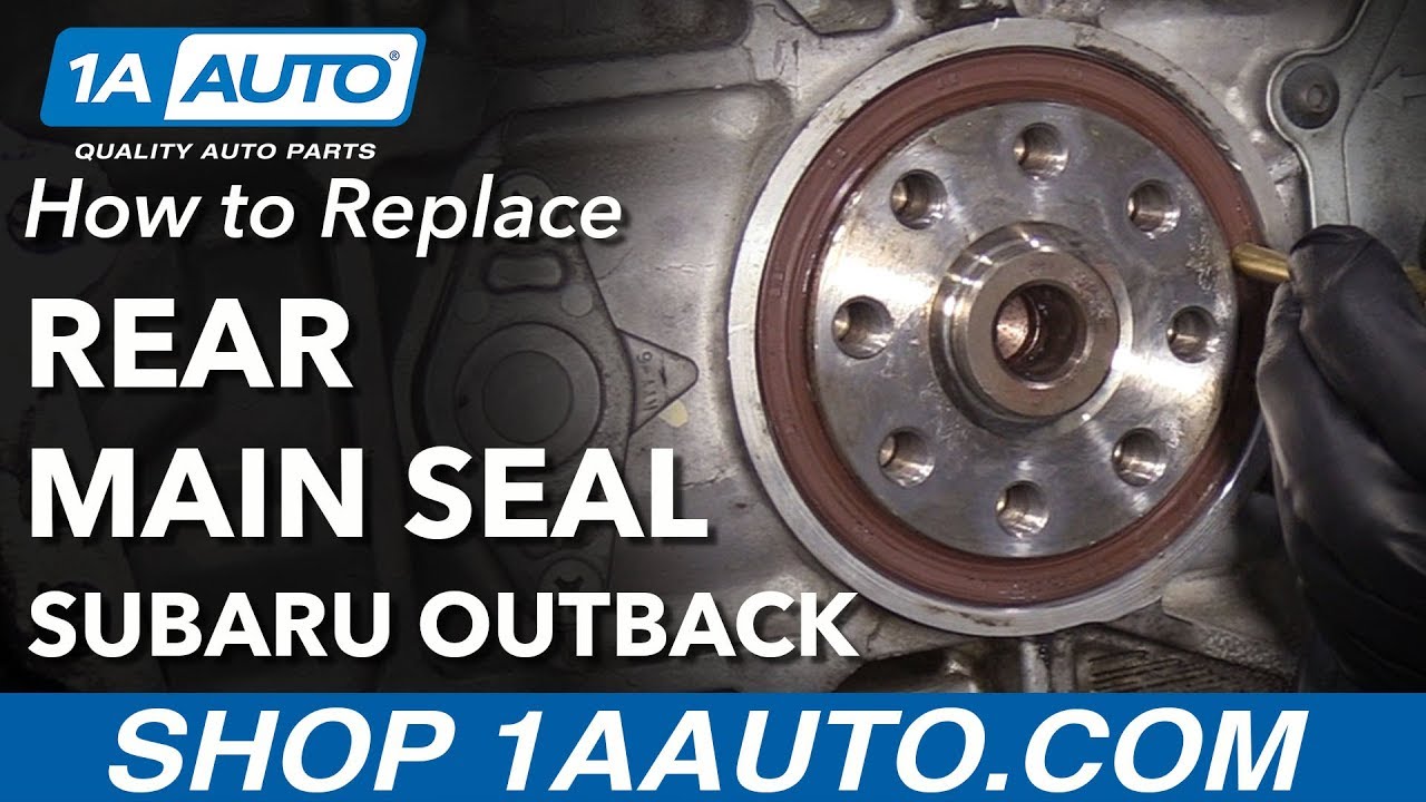 How to Replace Rear Main Seal 04-09 Subaru Outback