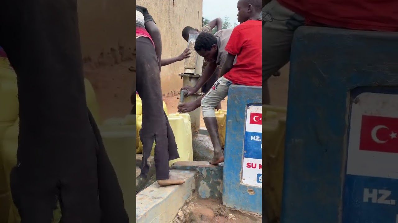Fetching water
