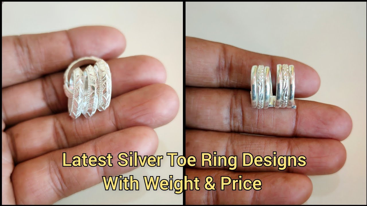 Pure Silver Toe Ring Designs With Weight And Price 2023