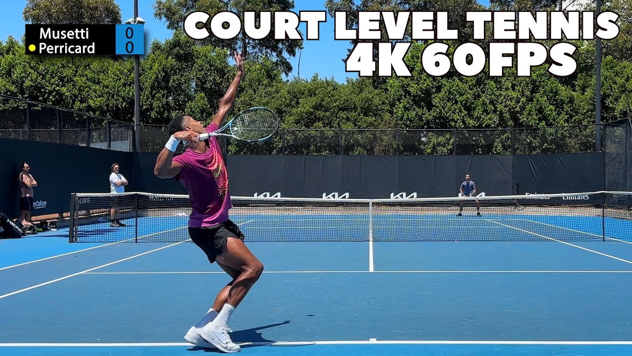 A New Face in Tennis!✨Perricard vs Musetti | Court-Level Practice Points 2025