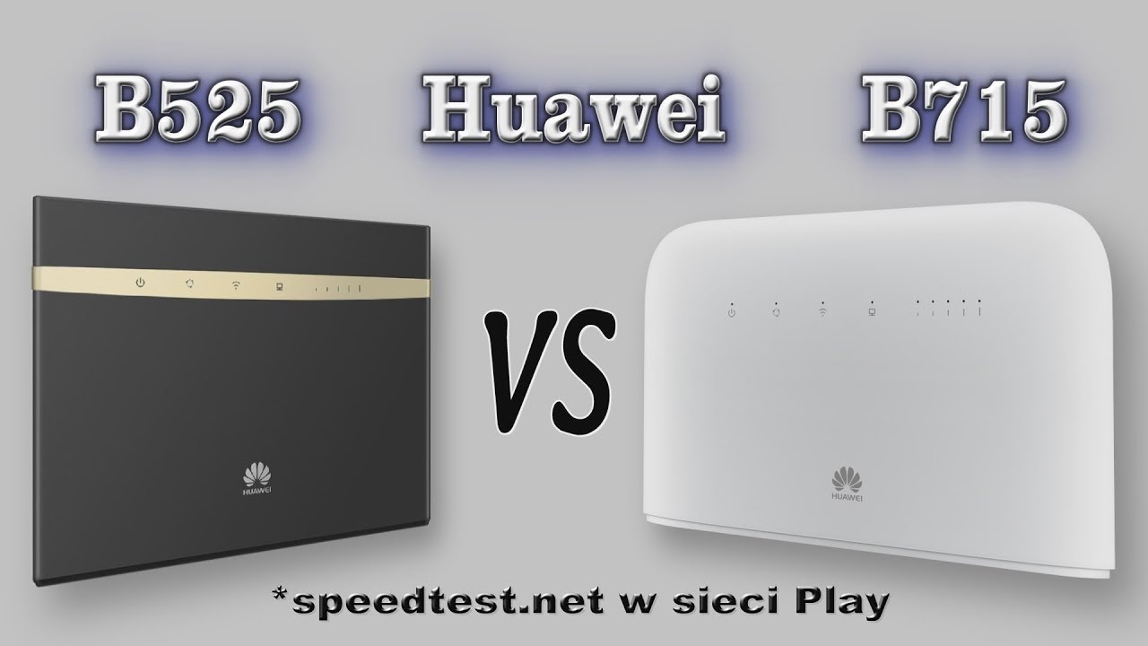 B525 VS B715 speedtest