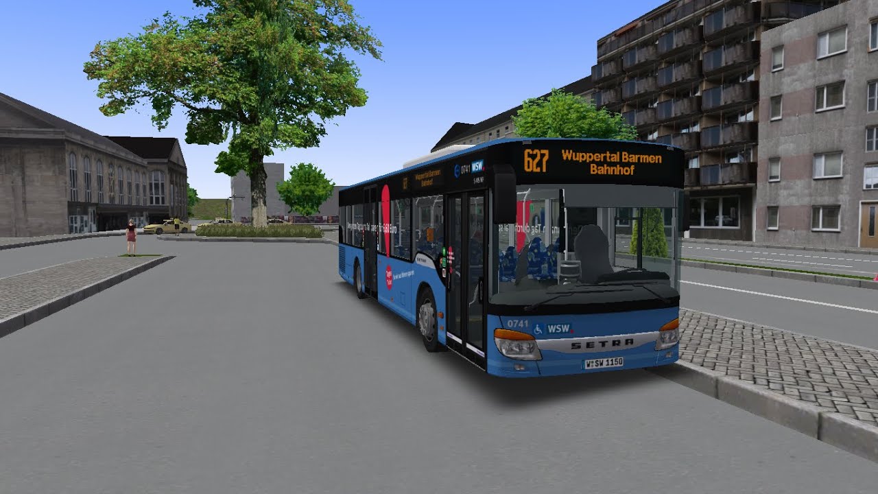 OMSI 2 | Wuppertal | 627 Raukamp Schleife → W-Barmen Bf