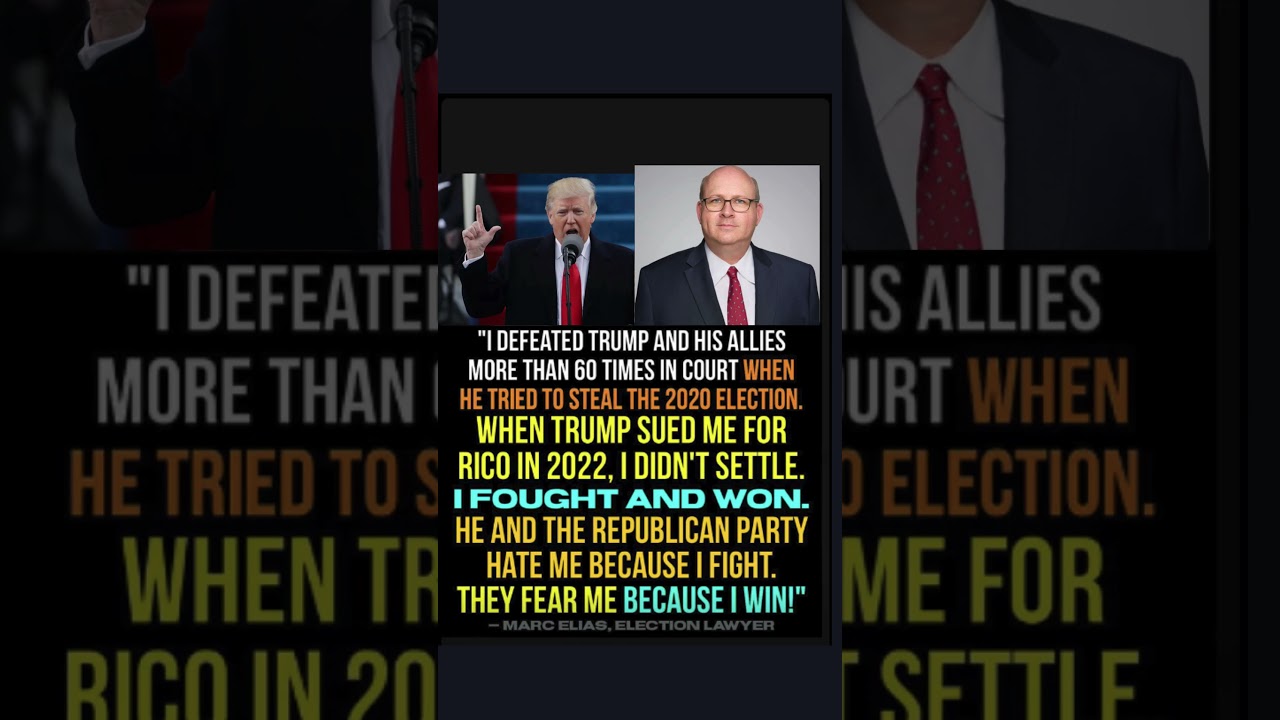 Marc Elias: Election Lawyer Who Defeated Trump in Court 60+ Times