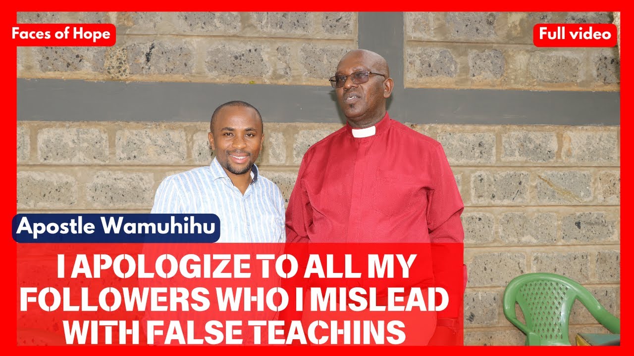 Apostle Wamuhihu kuhoya murekera kuri akristiano aria oire bahasha ciao na akimahenia