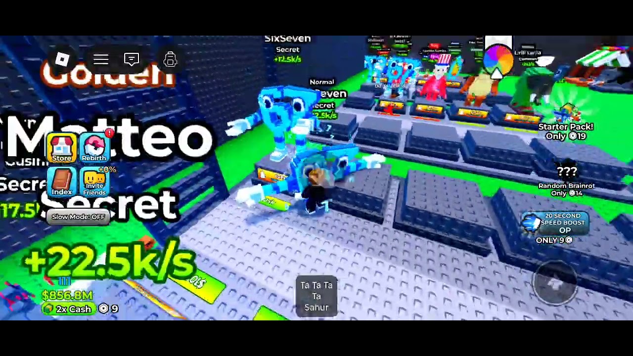 Running for brainrots