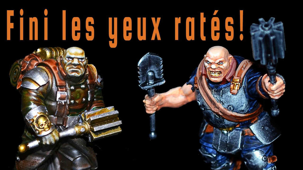 comment mieux peindre les yeux de figurines
