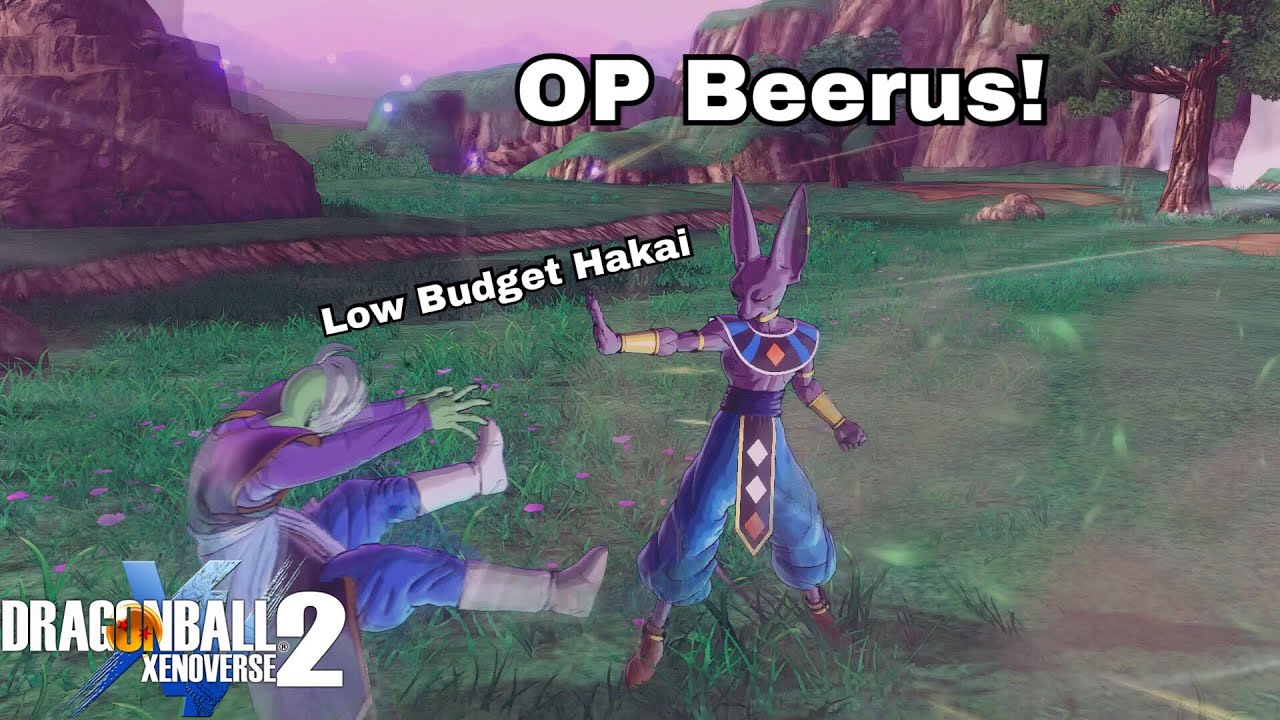 Beerus HAKAI In Xenoverse 2?! Custom Mentor Skills | Dragon Ball Xenoverse 2
