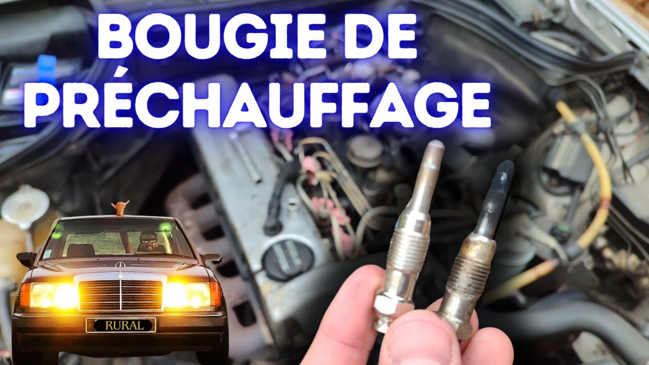 BOUGIES De PRÉCHAUFFAGE sur MERCEDES W124 🛠️