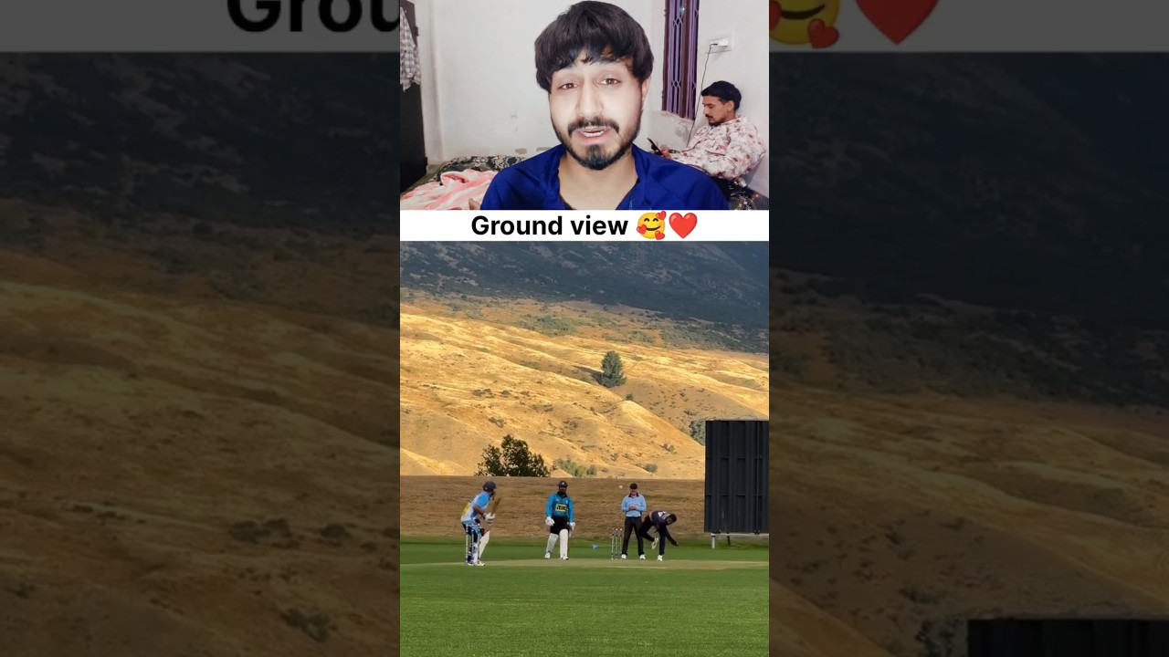 Great match at a beautiful cricket ground....in kasmir 🥰#stadiumvibes #cricketgoals #beautifulground