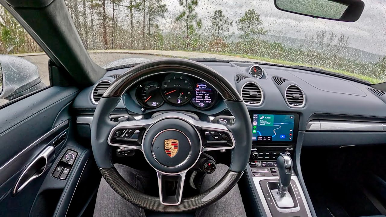 Porsche 718 Cayman GTS 4.0 (PDK) 2024 года — впечатления от вождения от первого лица