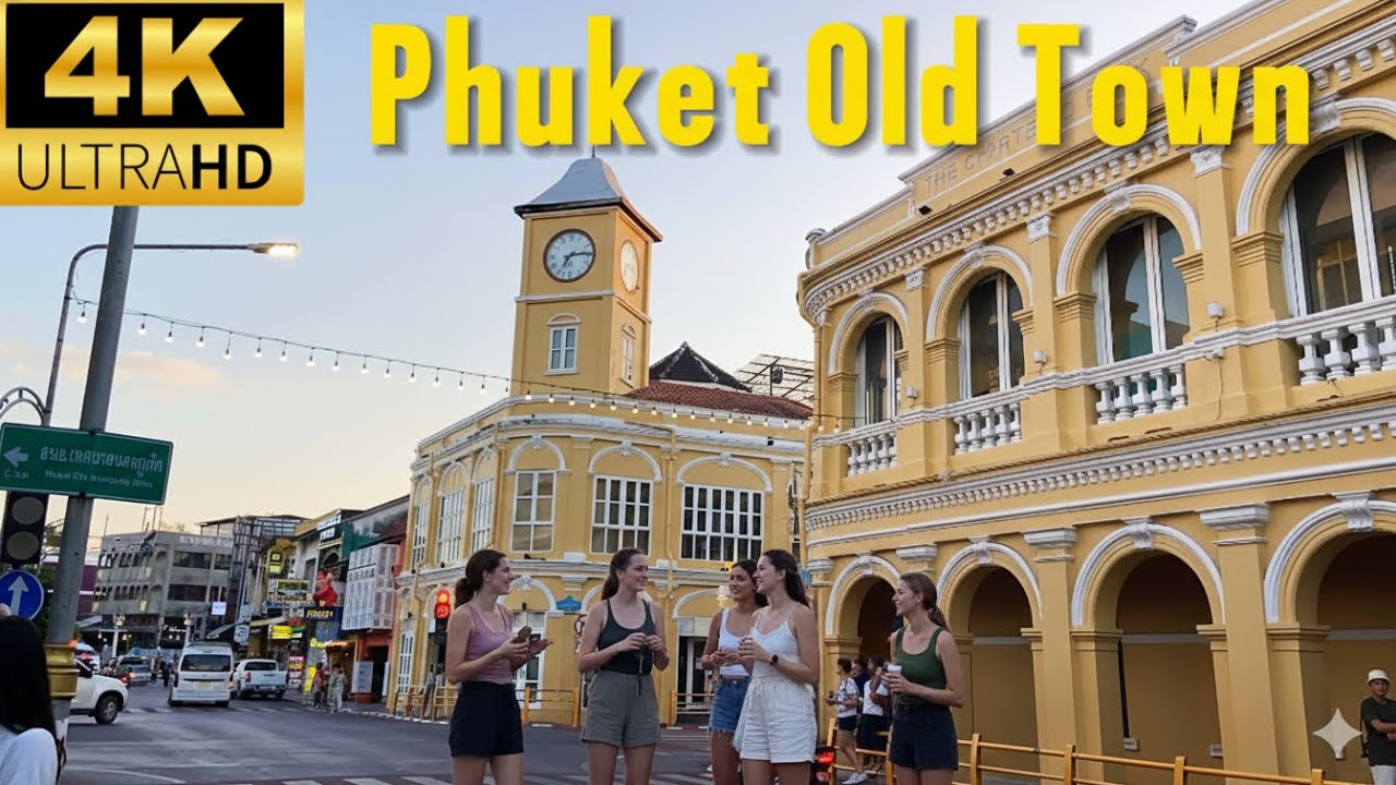 4K Walking Tour: Exploring Phuket Old Town, Viral Tour!
