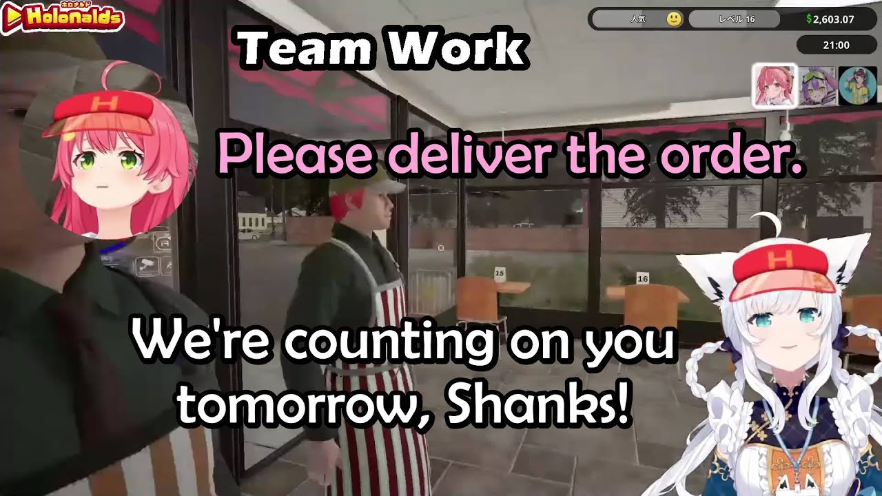 Towa, Subaru and Fubuki Amazed When Miko Able To Hire One of Yonkou For Their Burger Restaurant