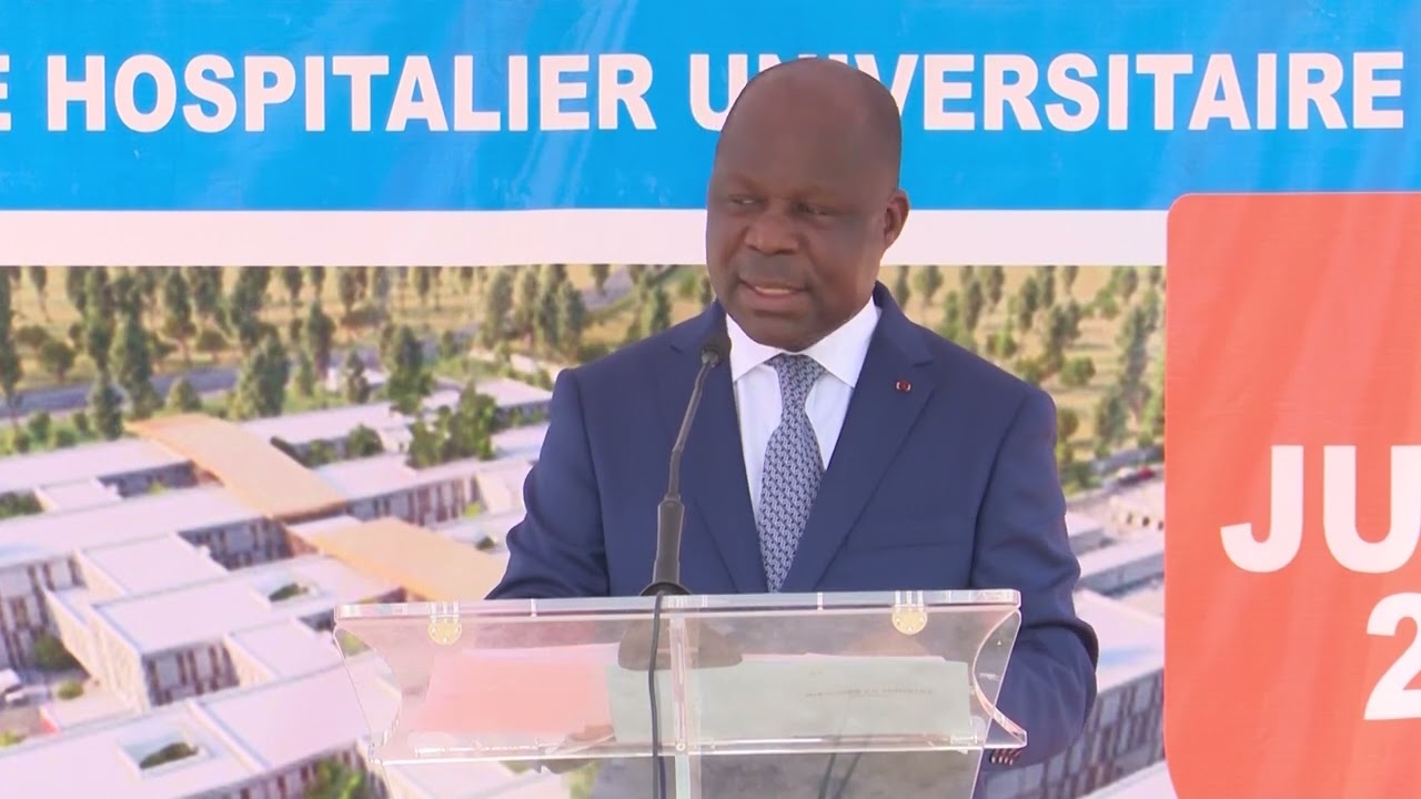 Le Premier Ministre Patrick Achi lance les travaux du CHU d’Abobo