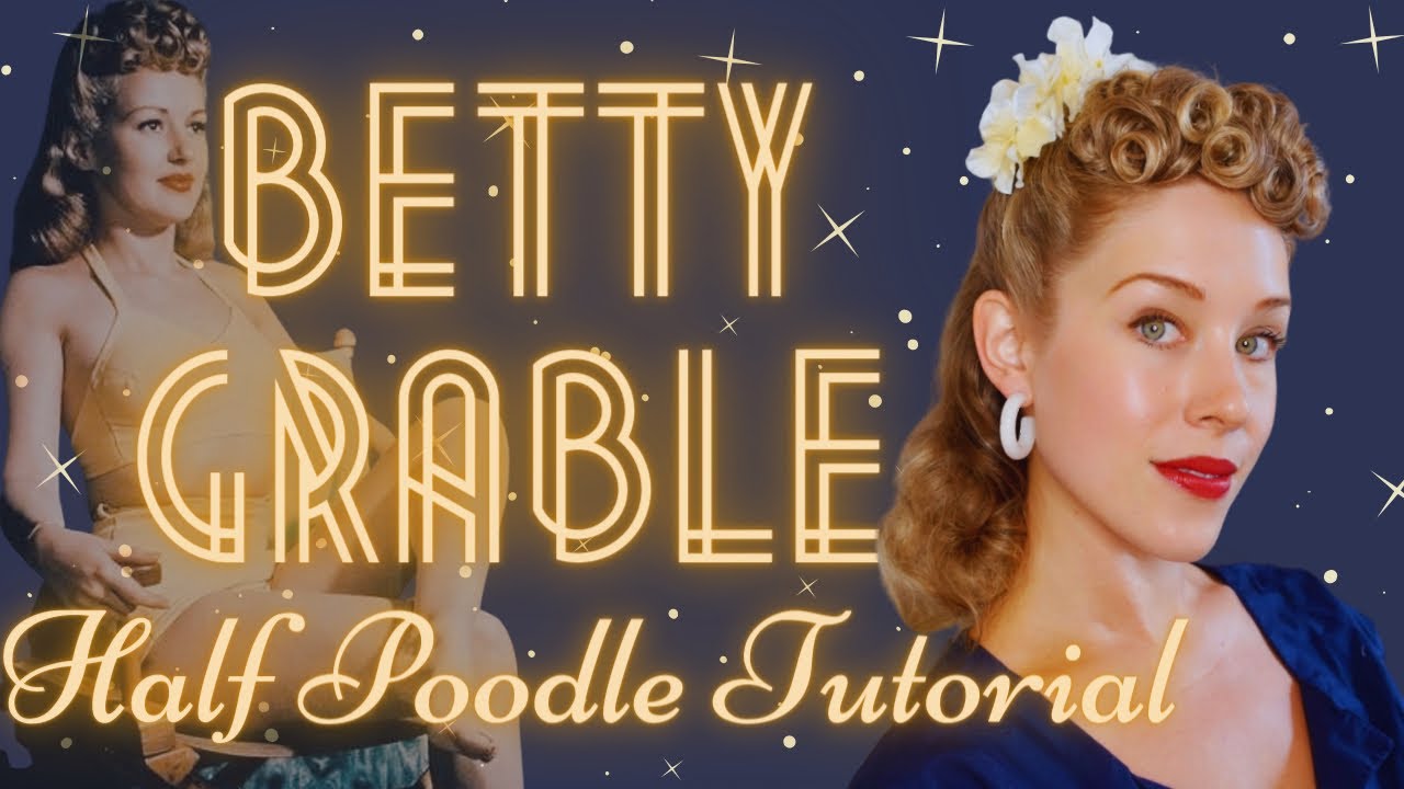 Betty Grable Half Poodle Tutorial