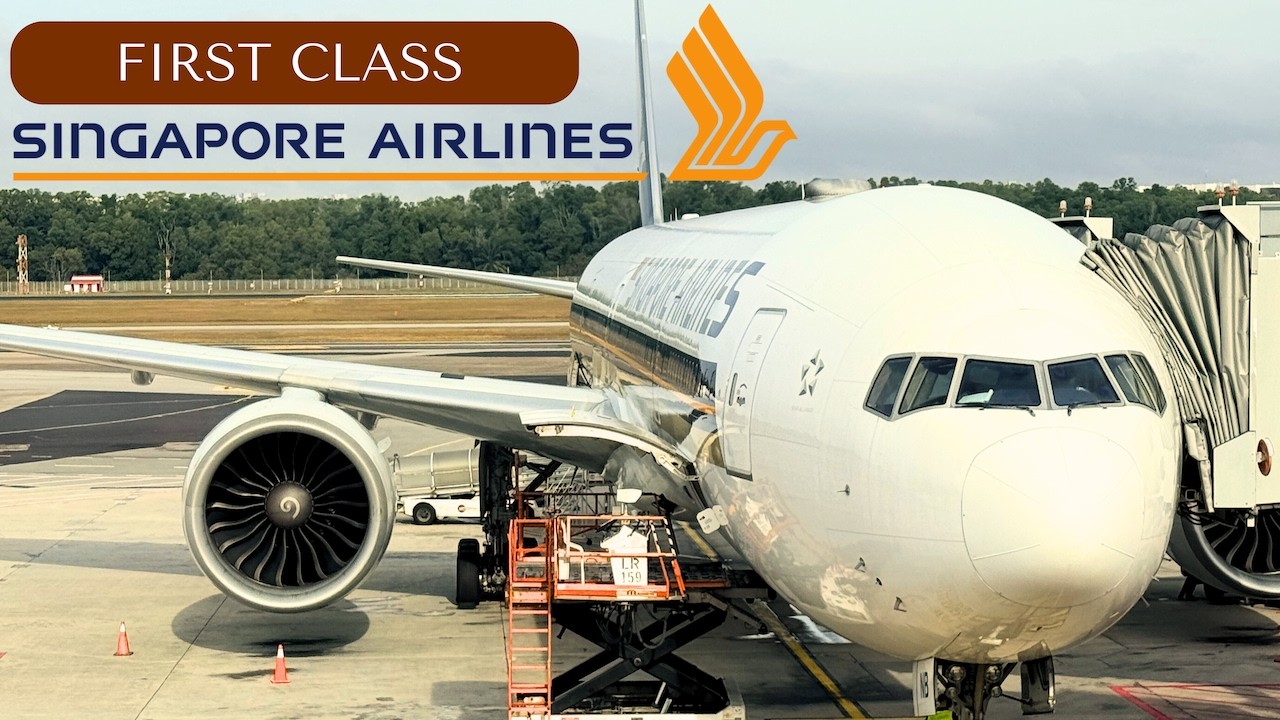 HONEST REVIEW - Flying Singapore Airlines First Class - Singapore to Hong Kong - Boeing 777-300ER