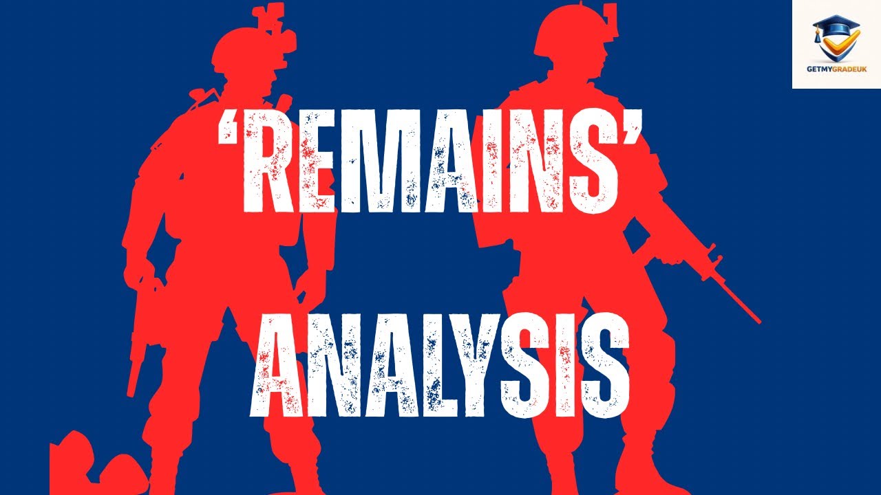 GCSE ‘Remains’ Poetry Analysis in Detail