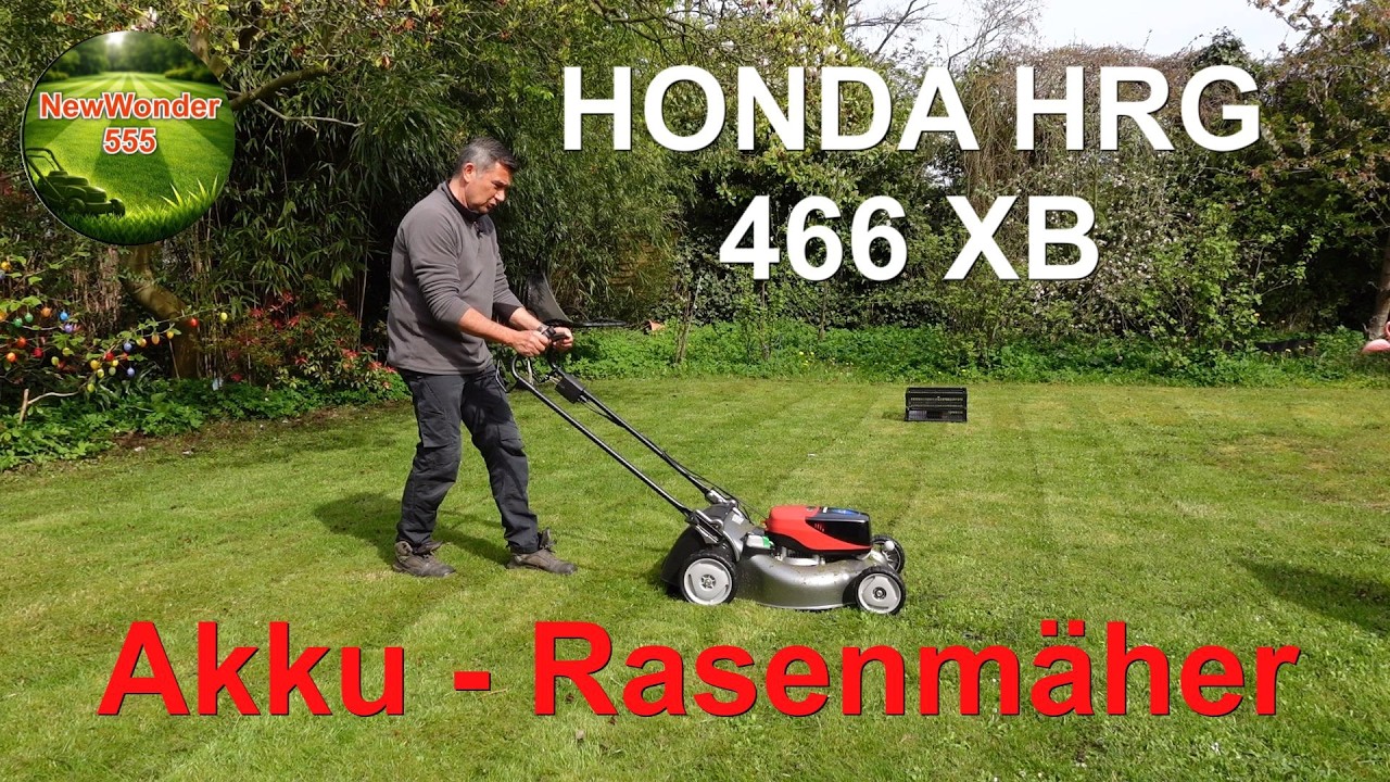 HONDA AKKU-RASENMÄHER HRG 466 XB– HONDA AKKU RASENMÄHER Test – AKKU Power – NewWonder555 🌻🌻🌻