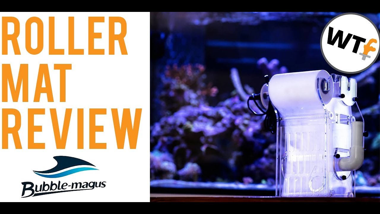 Reef Tank Roller Mat 2 Month Review -  Bubble Magus Filter Roller
