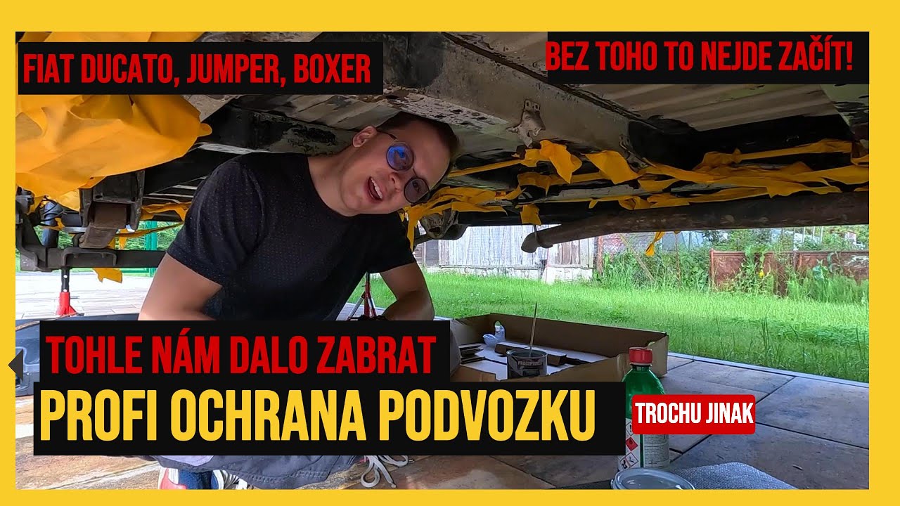 Profi ochrana Podvozku Obytné dodávky | konzervace podvozku | Underbody Van Protection