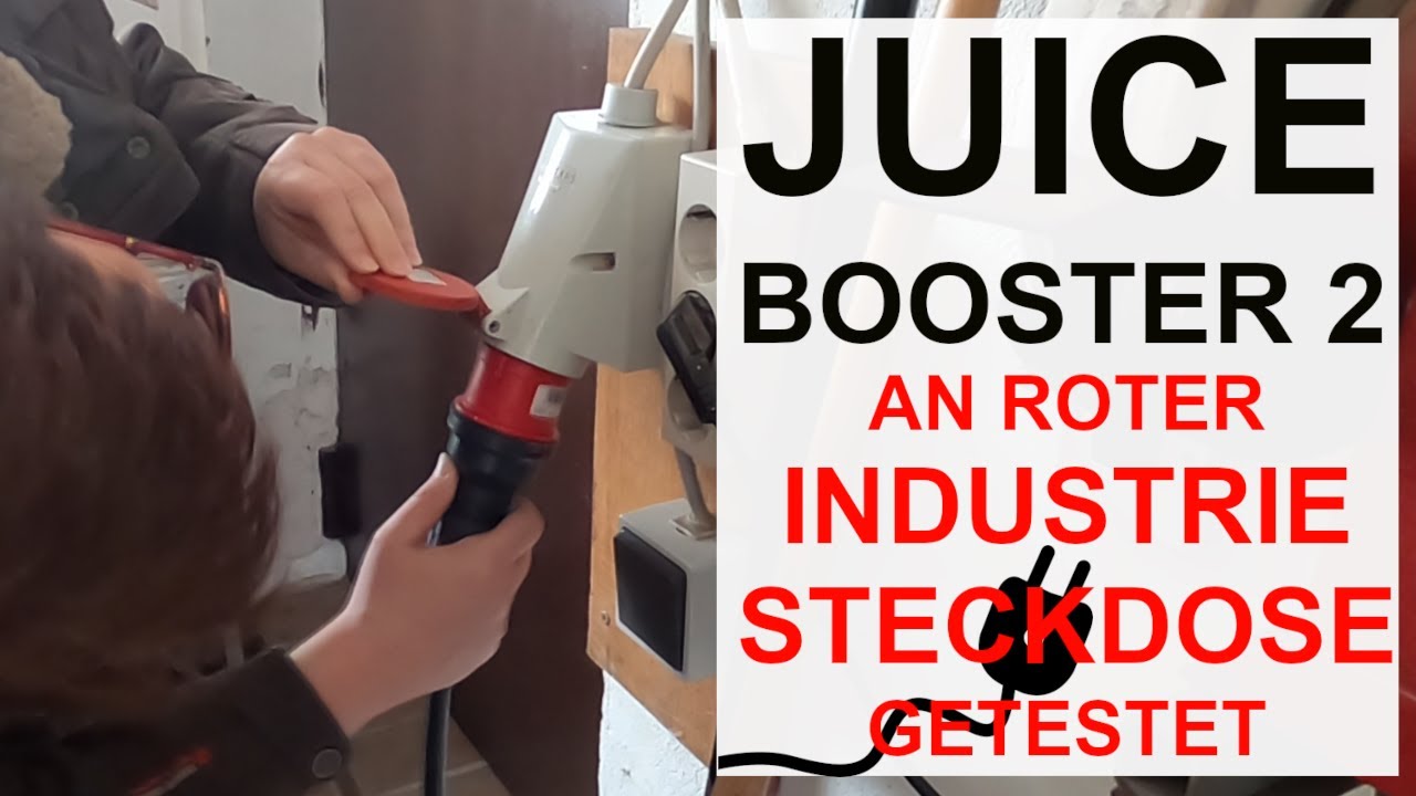 Juice Booster 2 Adapter CEE 16 - Tanja testet den #JuiceBooster mit 11kW