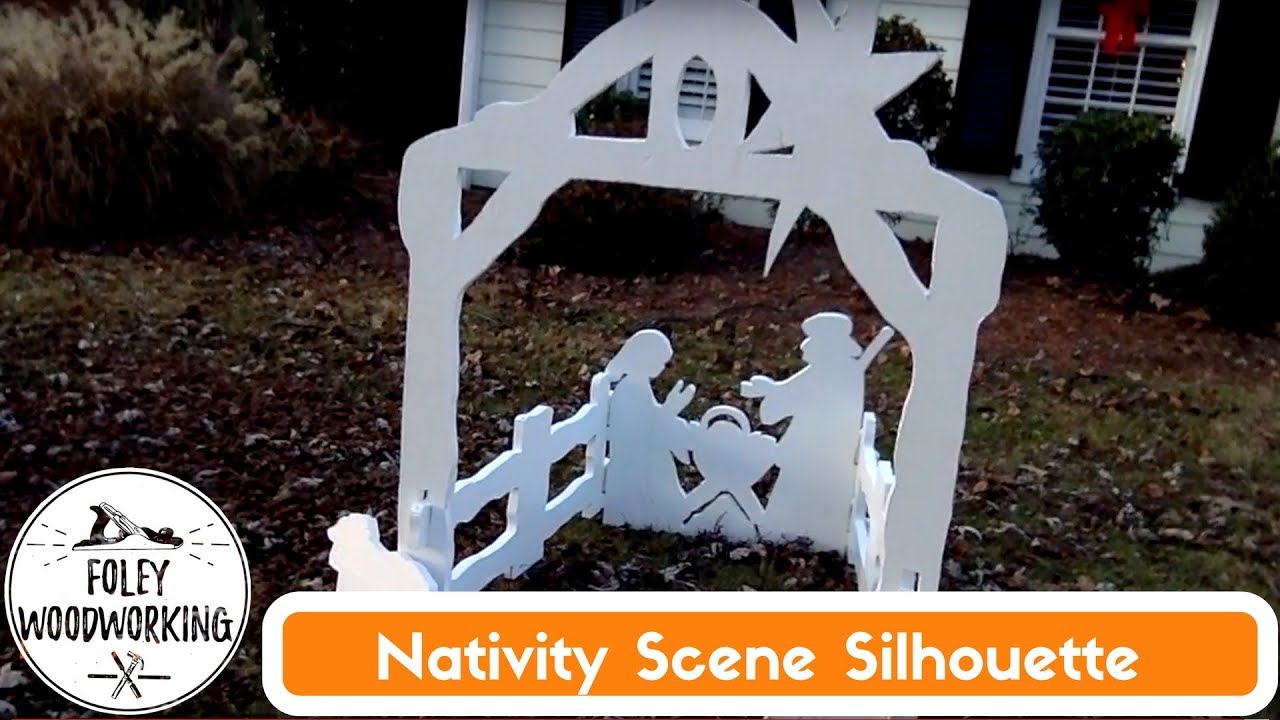 Nativity Scene Silhouette