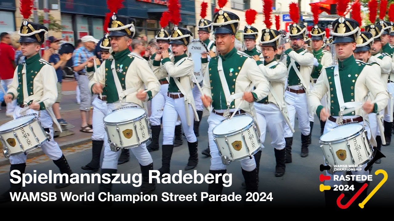 Spielmannszug Radeberg - WAMSB World Champion Street Parade - Rasteder Musiktage 2024