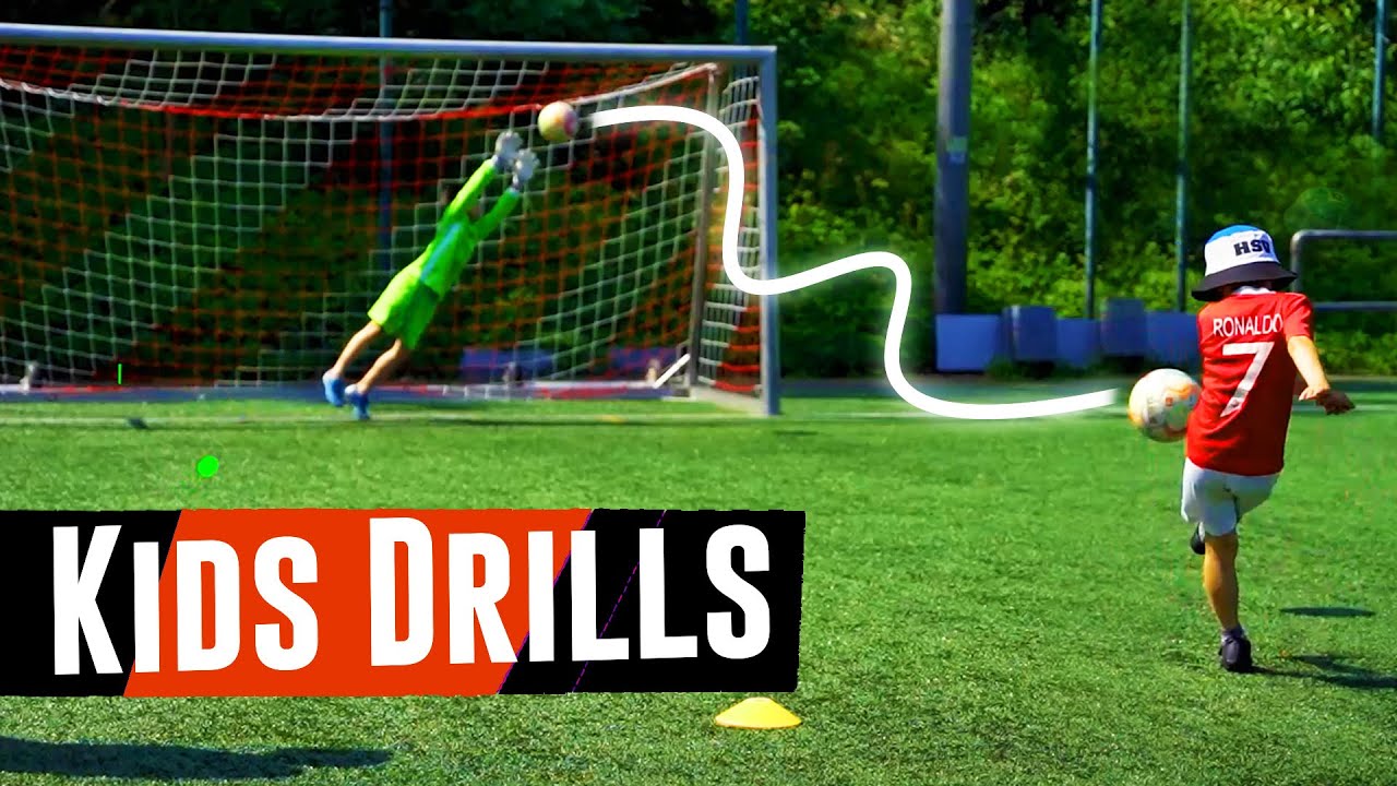 Professional Soccer Drills for KIDS/ Football skills training for KIDS