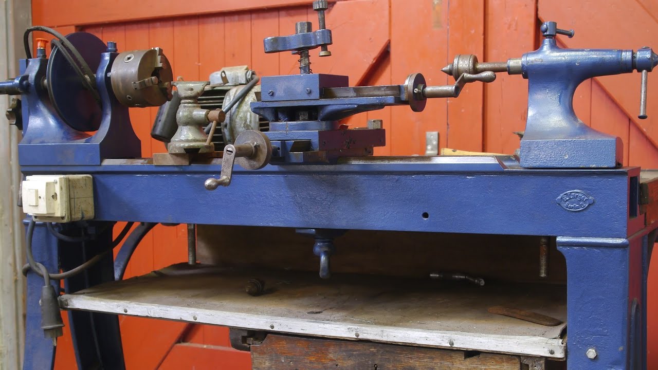 Testing the antique Karger lathe