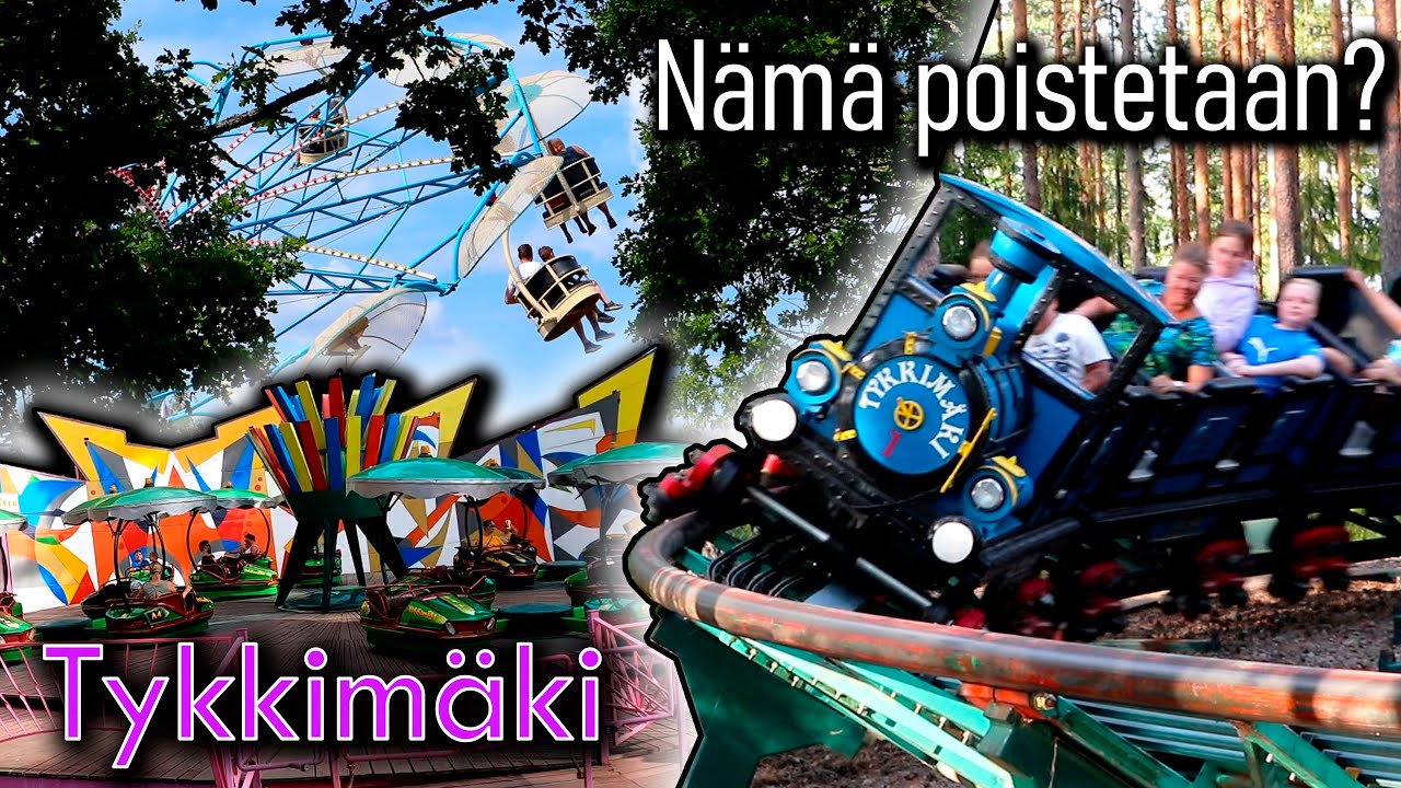 Mitkä laitteet Tykkimäki poistaa seuraavaksi?