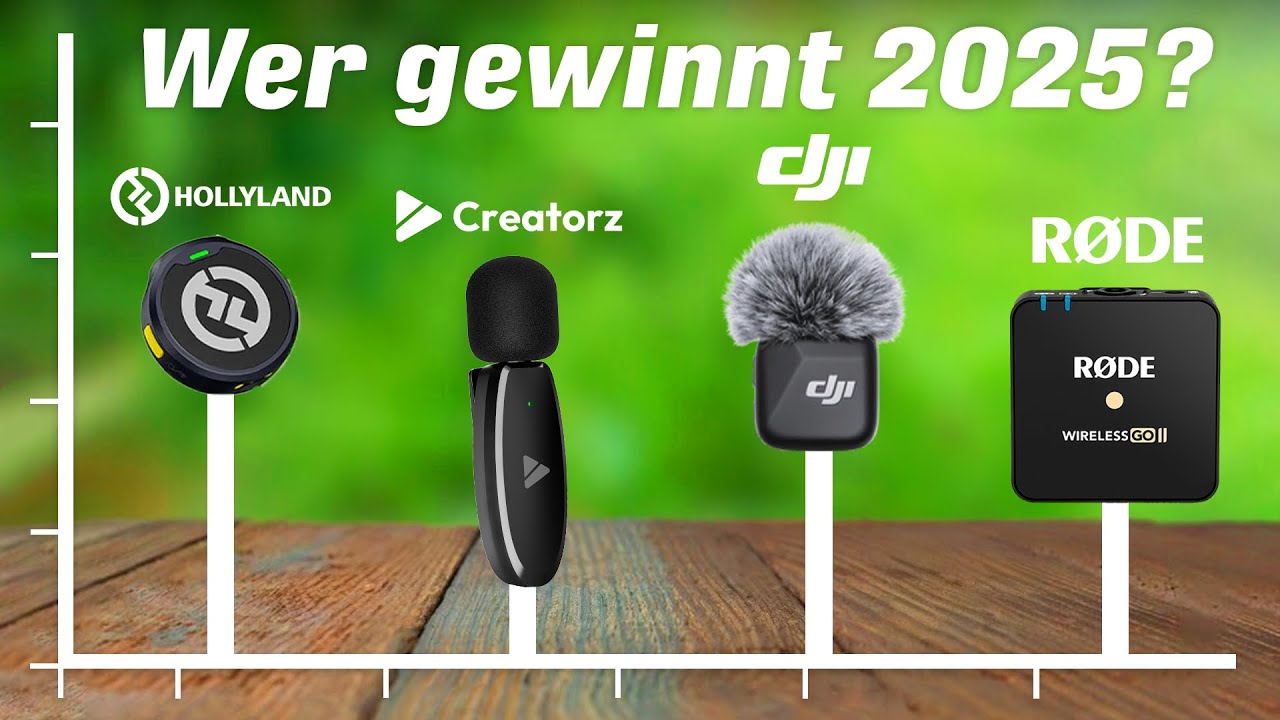 Beste HANDY MIKRFONE im Vergleich 2026! ► Kabellose Lavalier Mikrofone  (40€ - 325€)