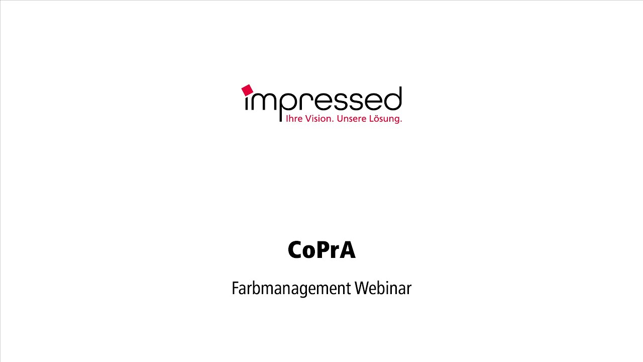 Farbmanagement Webinar