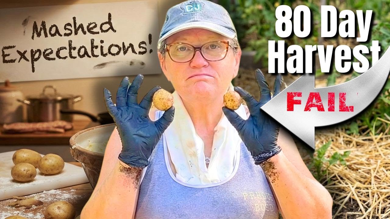 I Waited 80 Days for THIS? 🥔 (Garden DISASTER + Gator Attack Story 🐊)