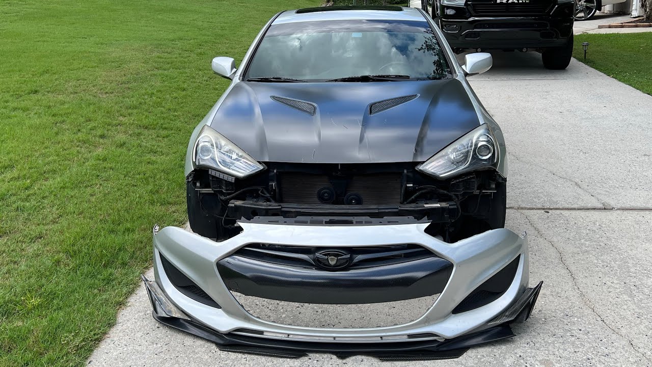 GENESIS COUPE GETS FRONT BUMPER INTERCOOLER DELETE