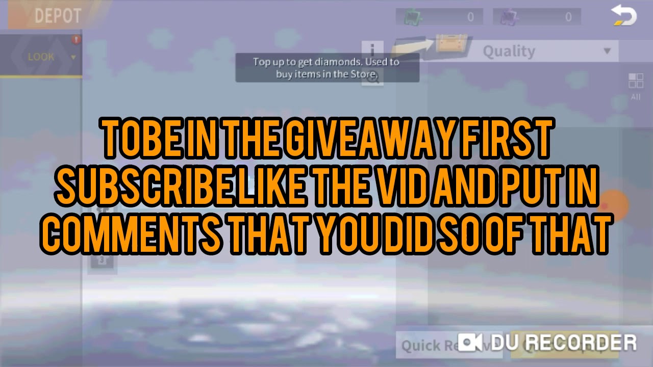 Doing a creative destruction account giveaway