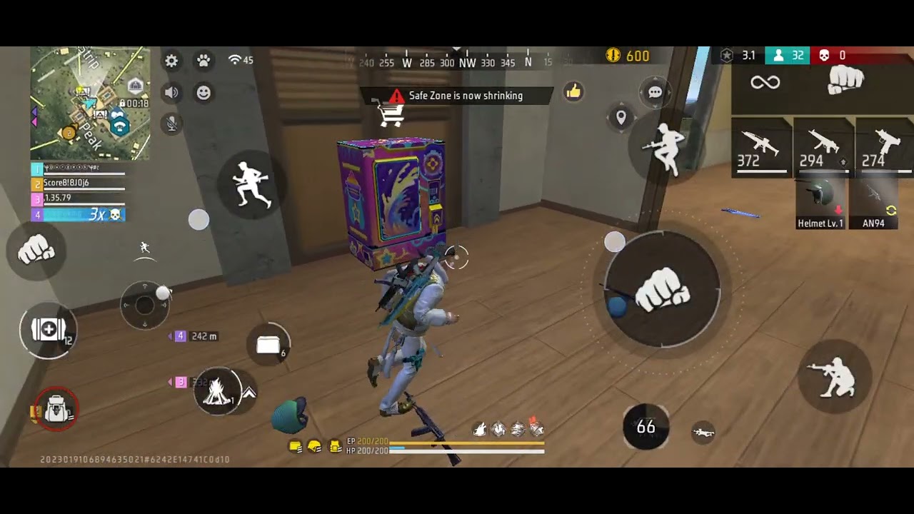 Squad vs Squad Free fire gameplay #freefire #brranked 