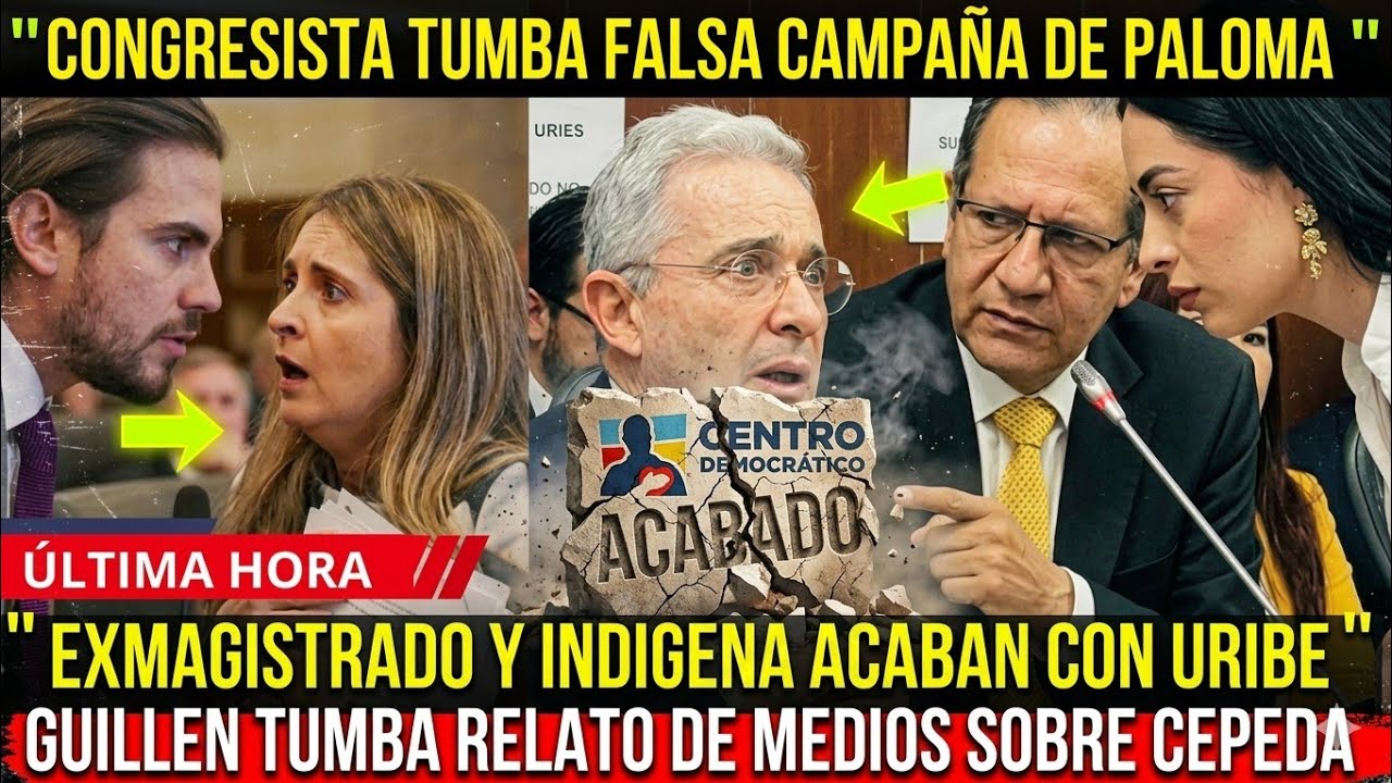 💯Congresistas tumba relato de PALOMA. ex magistrado Acaba con Uribe. Descubre Campaña sucia a Cepeda
