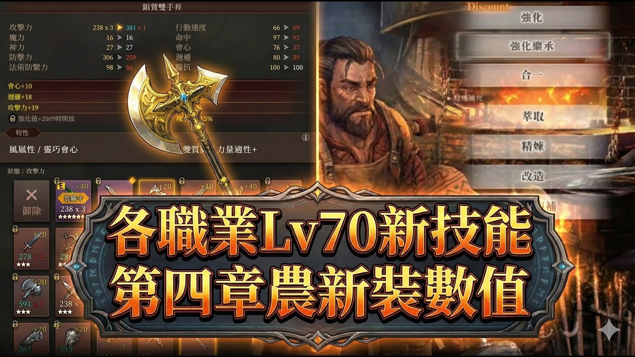 【辟邪除妖】(更正:活力之術是血越多攻擊越高) 各職業Lv70新技能 第四章農新裝數值 | 巫術 | Wizardry Variants Daphne | WIZダフネ