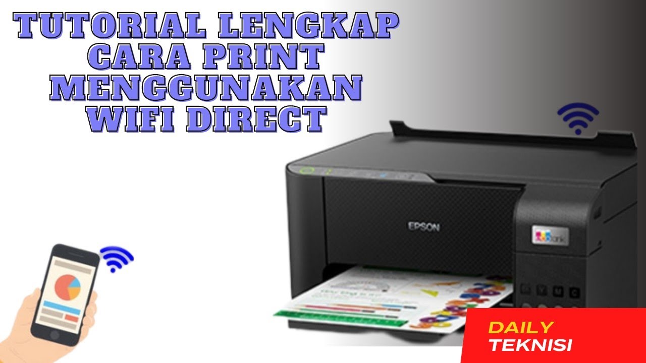 🔰Cara Print Lewat HP menggunakan Wifi Direct epson L1250/3250 secara Lengkap...