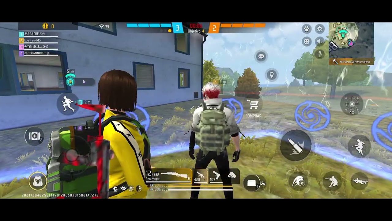 Parceria do jujust kaisen ta acabado no Free fire