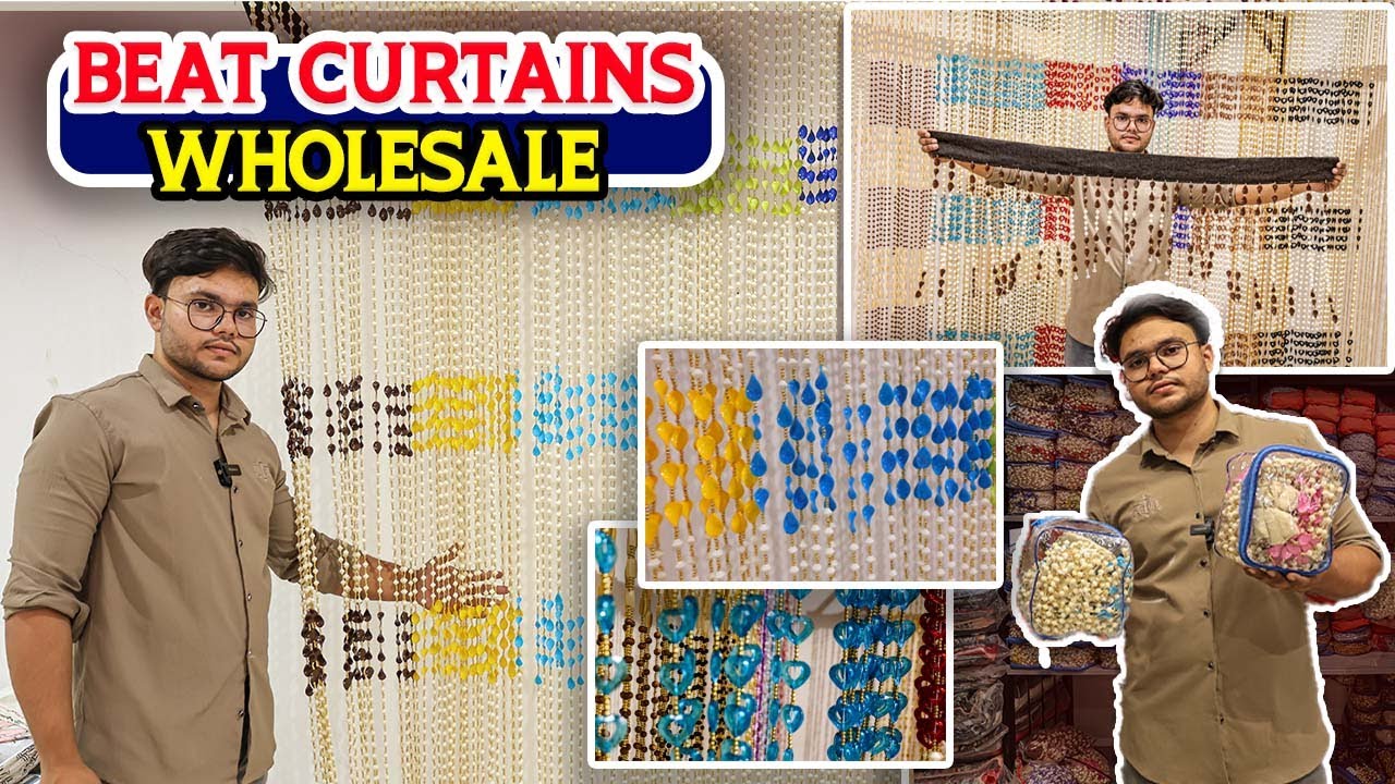 📢Premium Collection of Beat Curtains and Thread Curtains 🔥 || Largest Wholesale Market  in Hyd ||