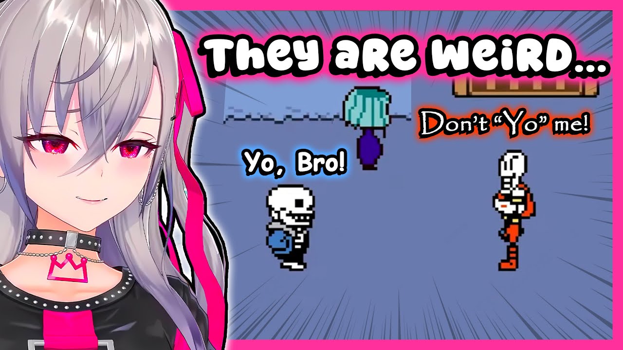 Riona NIE JEST GOTOWA na Sansa i Papyrusa! 【Undertale | Isaki Riona | FLOW GLOW】