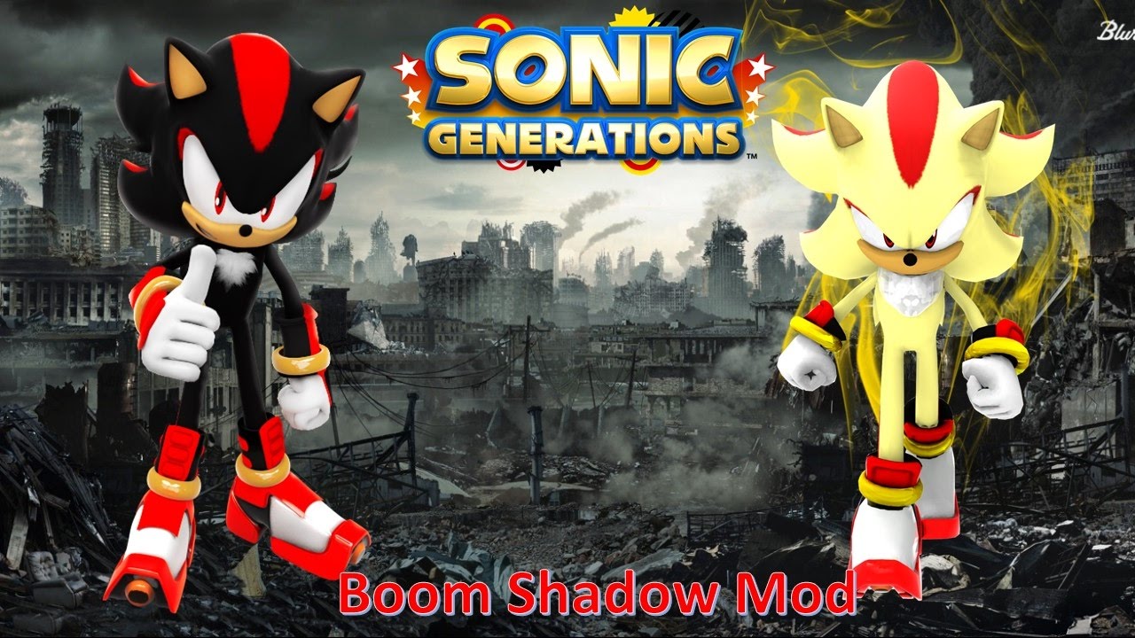 Sonic Generations Mod Part 72_ Boom Shadow the hedgehog Mod